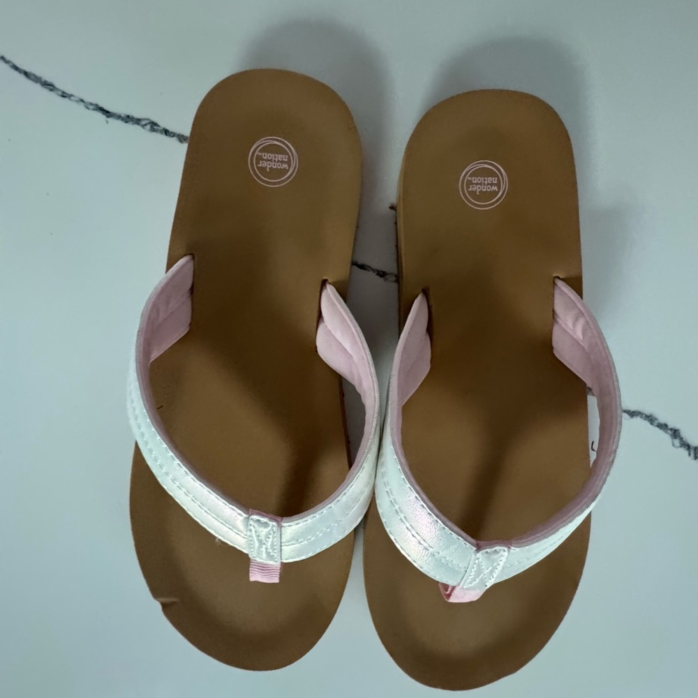 Native Shoes White and Pink Sandals